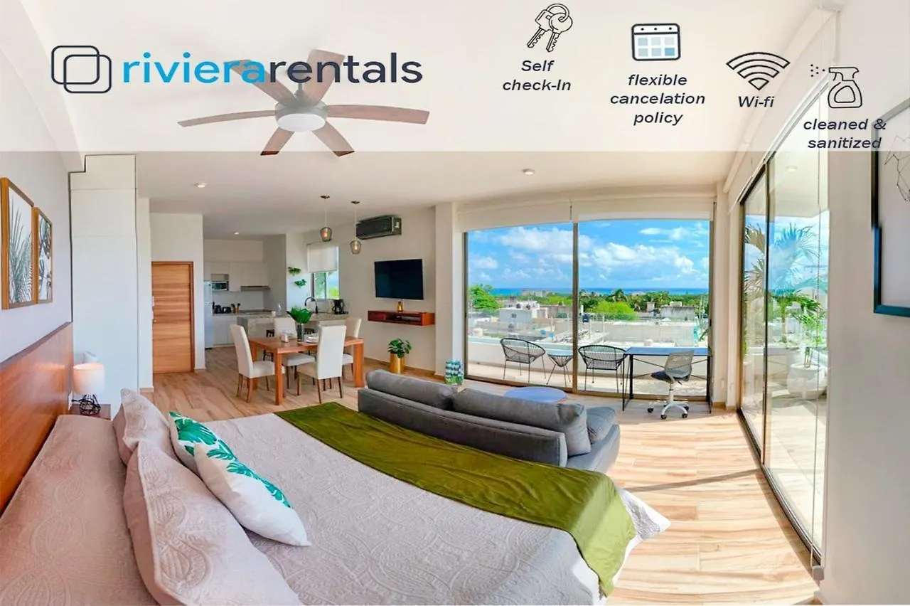Beautiful Studio Ocean View - Ibiza R By Riviera Rentals Playa del Carmen